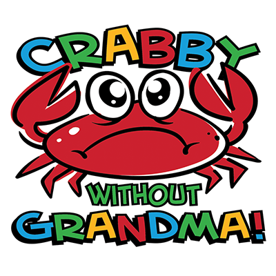 RETIRED TRANSFER-  6" x 6" 12PCS PACK CRABBY WITHOUT GRANDMA