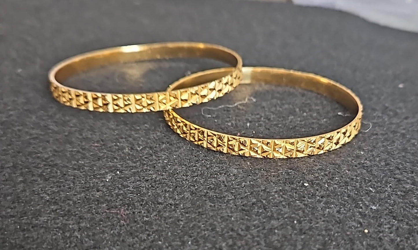 WOMEN BANGLES 1.5GM GOLD PLATED- BA013