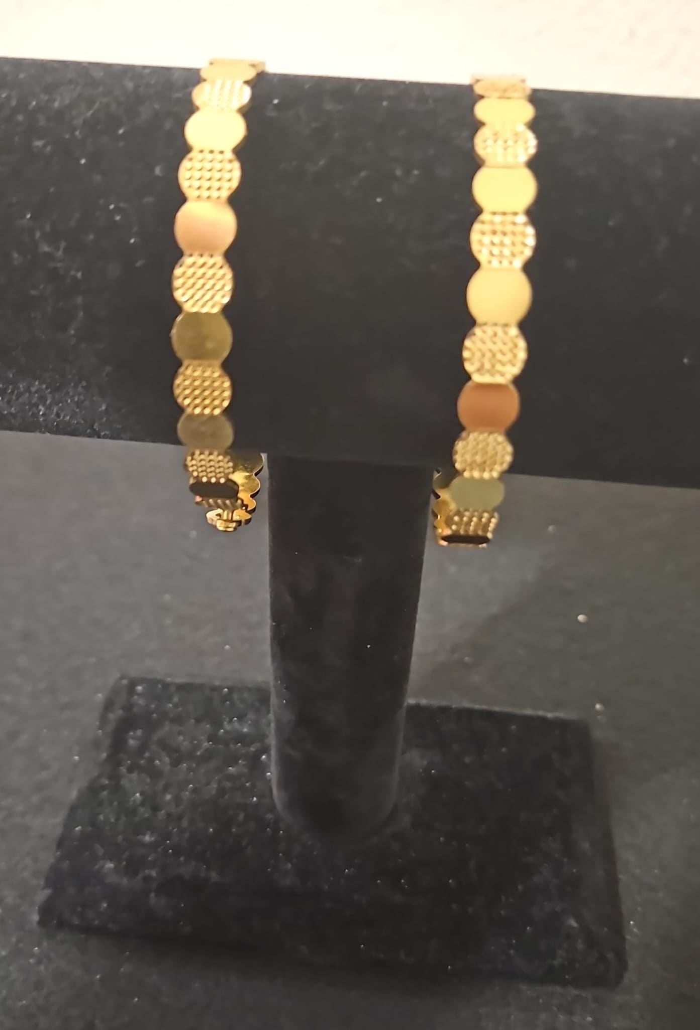 WOMEN BANGLES 1.5GM GOLD PLATED- BA014