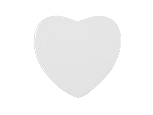 Sublimation Ceramic Fridge Magnet-Heart (6*6.8cm) 10PCS PACK