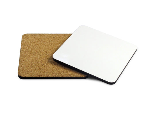 Sublimation Blank Square Hardboard Mug Coaster (9.5cm * 9.5cm / 3.75" x 3.75") 10PCS PACK