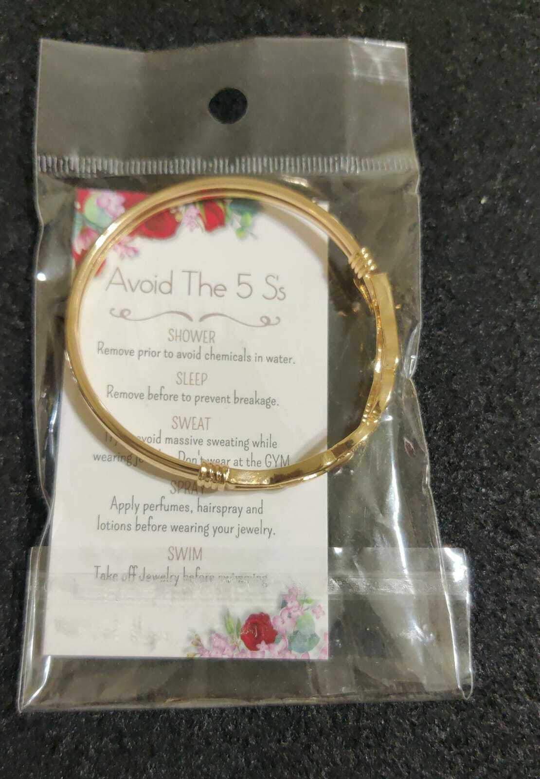 WOMEN BRACELET 1.5GM GOLD PLATED-SS-92