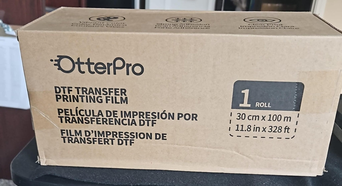 DTF Transfer Film(30cmx100m, Double-sided Matte)